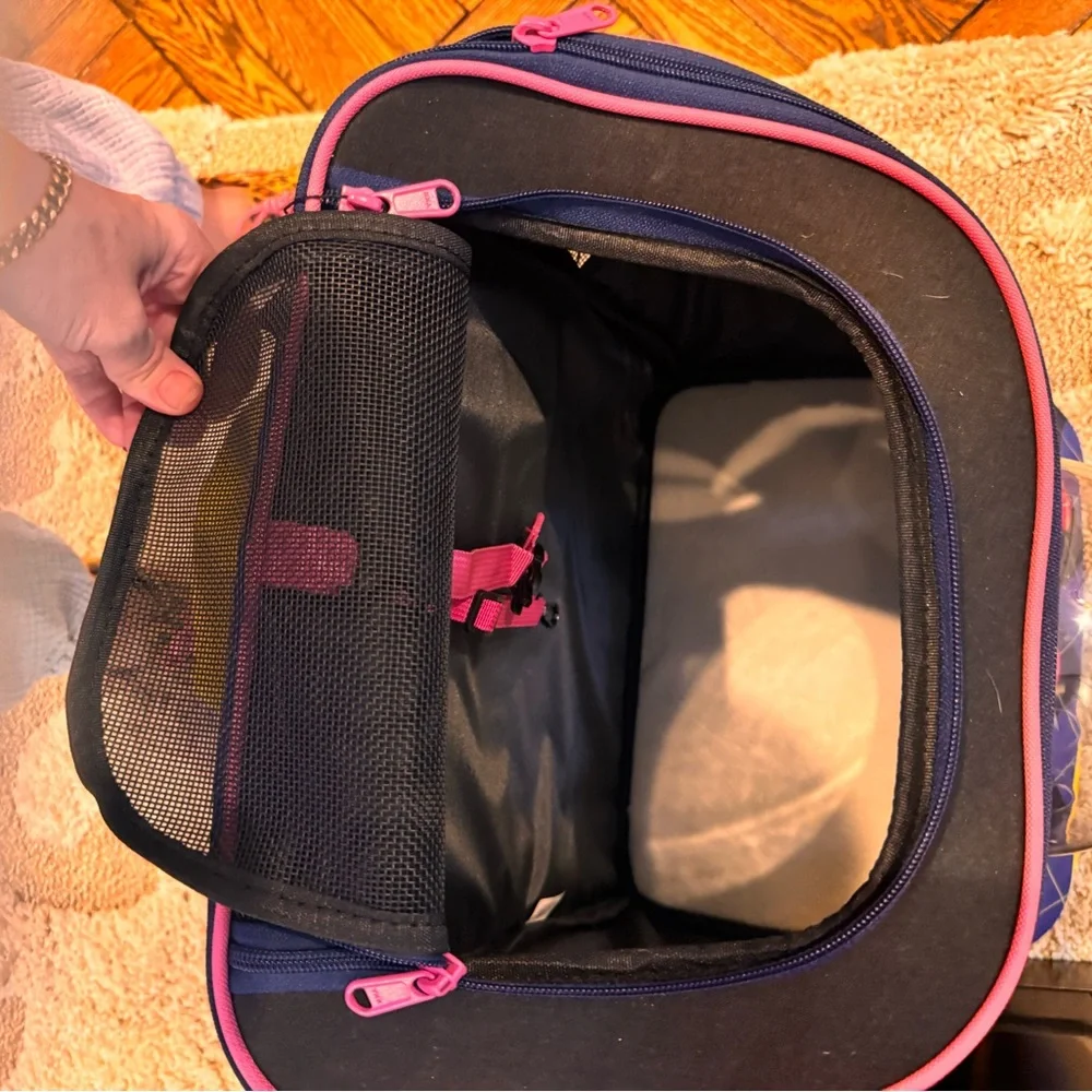 Purple Cat Carrier Backpack TRAVEL CAT ARGYLLE